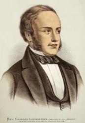 Ds. Charles Livingstone, illustratie uit The Pictorial Edition of the Life and Discoveries of David Livingstone door J. Ewing Richie, uitgegeven door A. Fullarton & Co., 1876